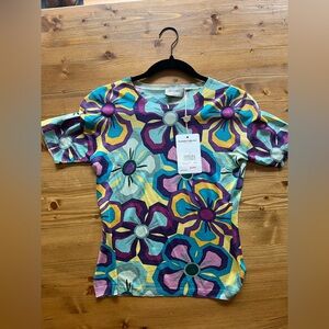 NWT Missoni Sport Vibrant Colored Floral Tee